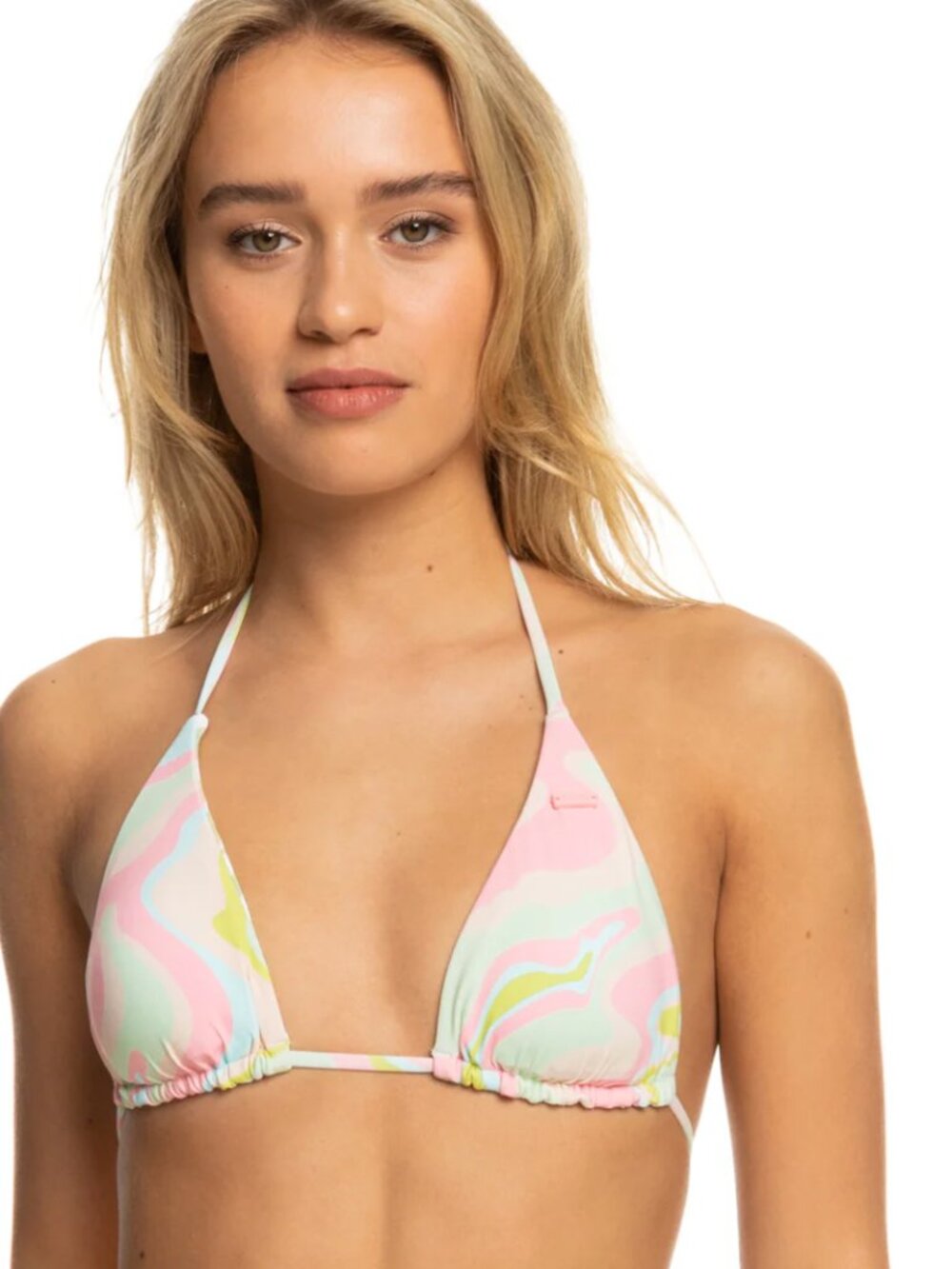 Roxy Tropics Hype Revo Tiki Tri Top-Ambroisia Swirl Bikini Top and Bottom Size M